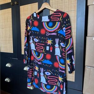 Nooworks Lisa Congdon Magic Print Dress